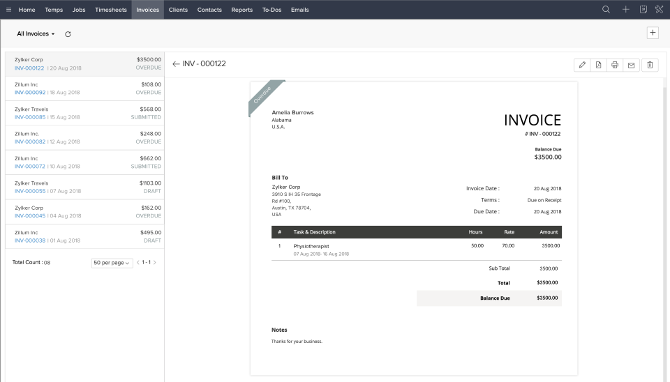 Zoho Workerly сравнение