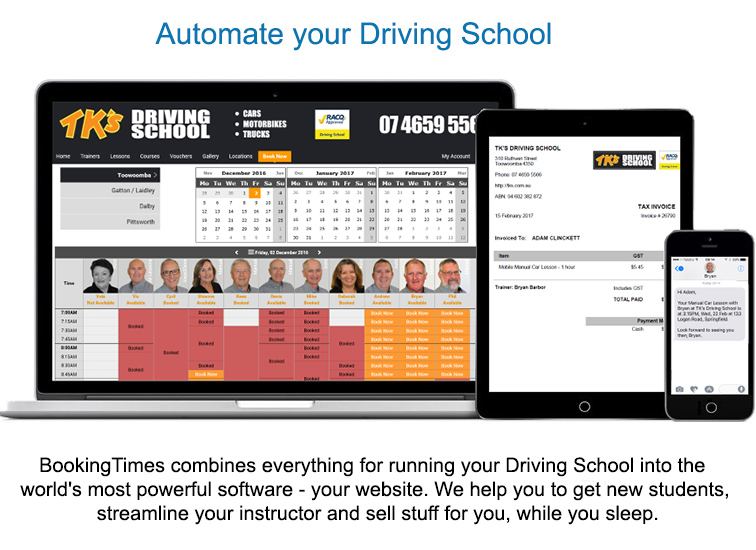 BookingTimes - Driving Schools
