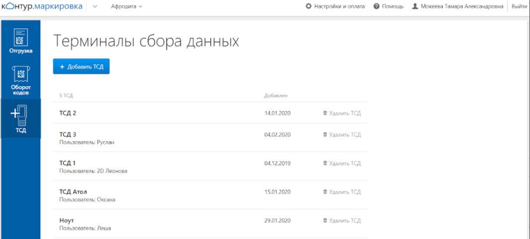 Контур.Маркировка