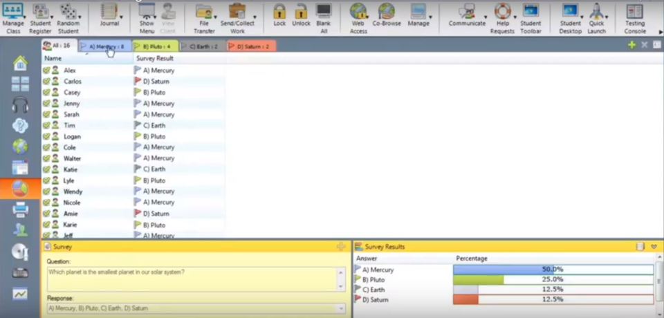 HP Classroom Manager ПО