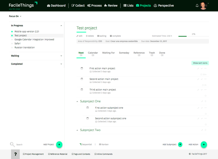 FacileThings характеристики