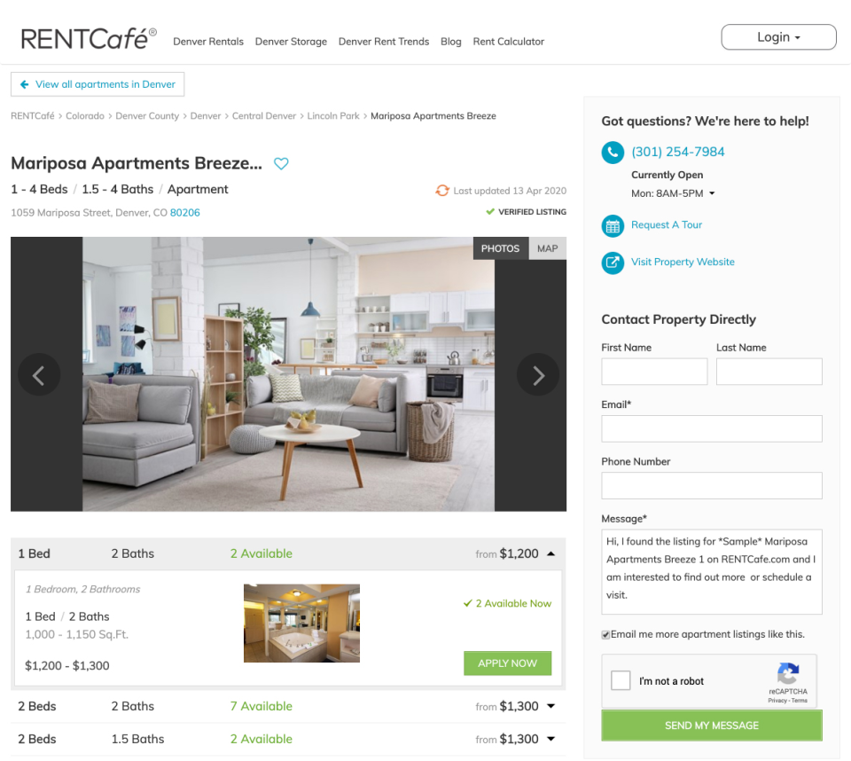 Yardi Breeze характеристики