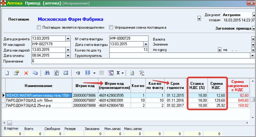 РС Аптека ПО