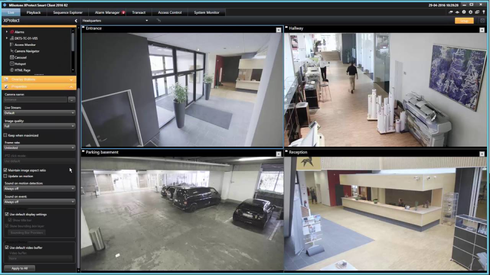XProtect Essential характеристики