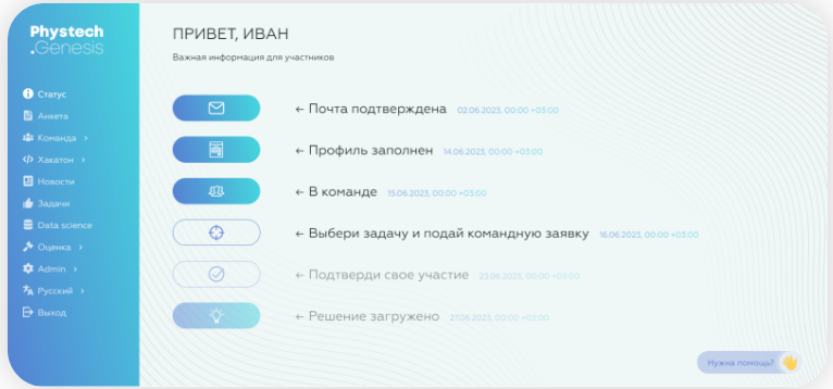 Phystech.Genesis ПО