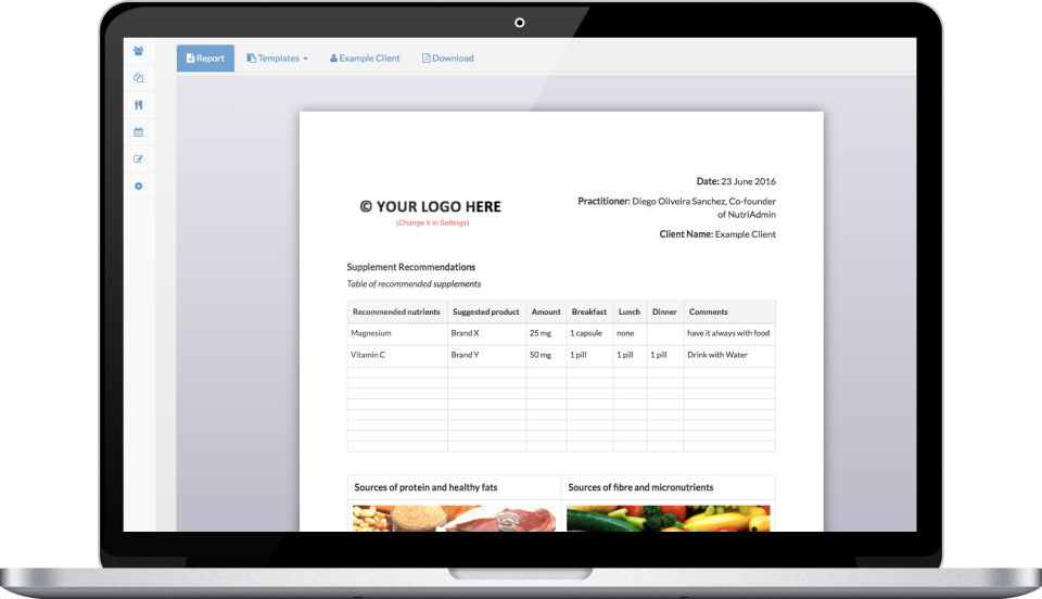 Nutriadmin подбор