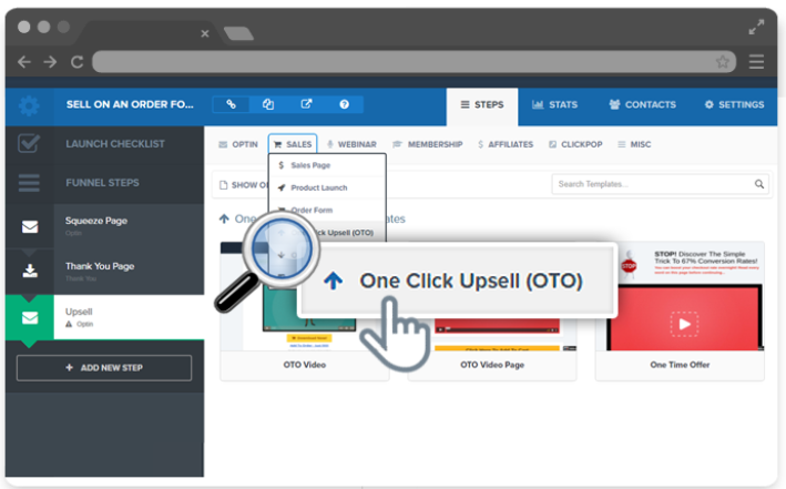 ClickFunnels характеристики