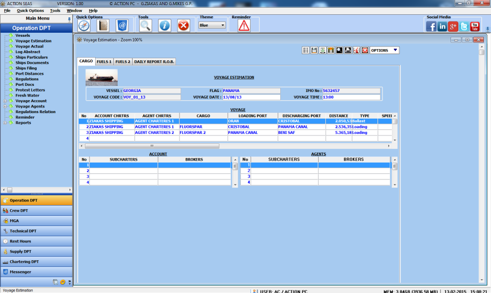 Action Seas Software