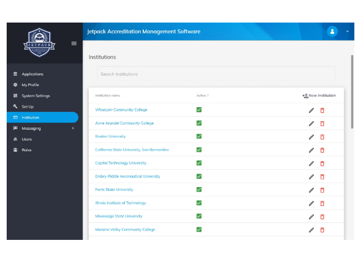Jetpack Accreditation Management