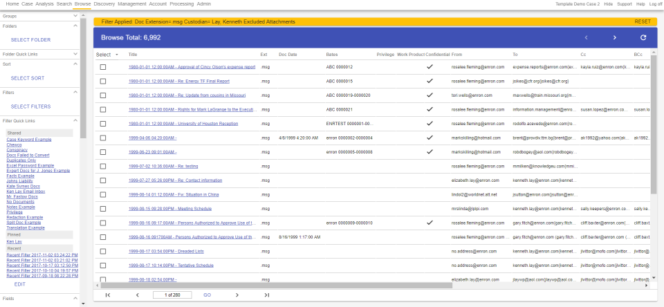 Lexbe eDiscovery Platform