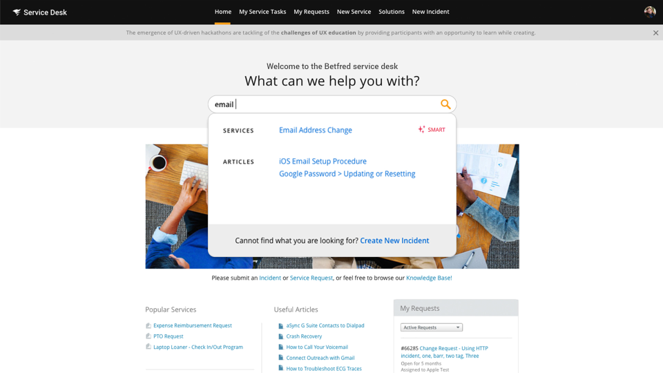 SolarWinds Service Desk