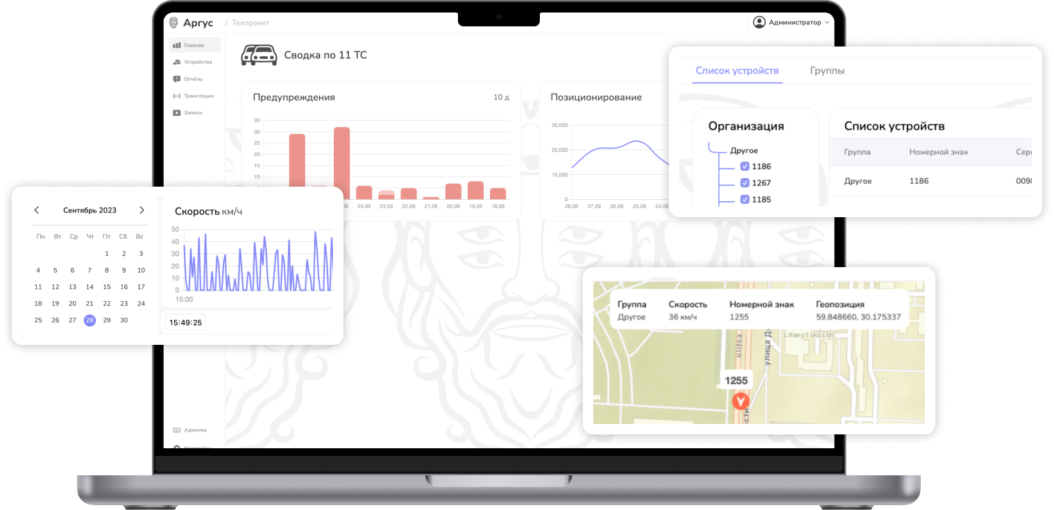 Аргус - Система мониторига транспорта программа