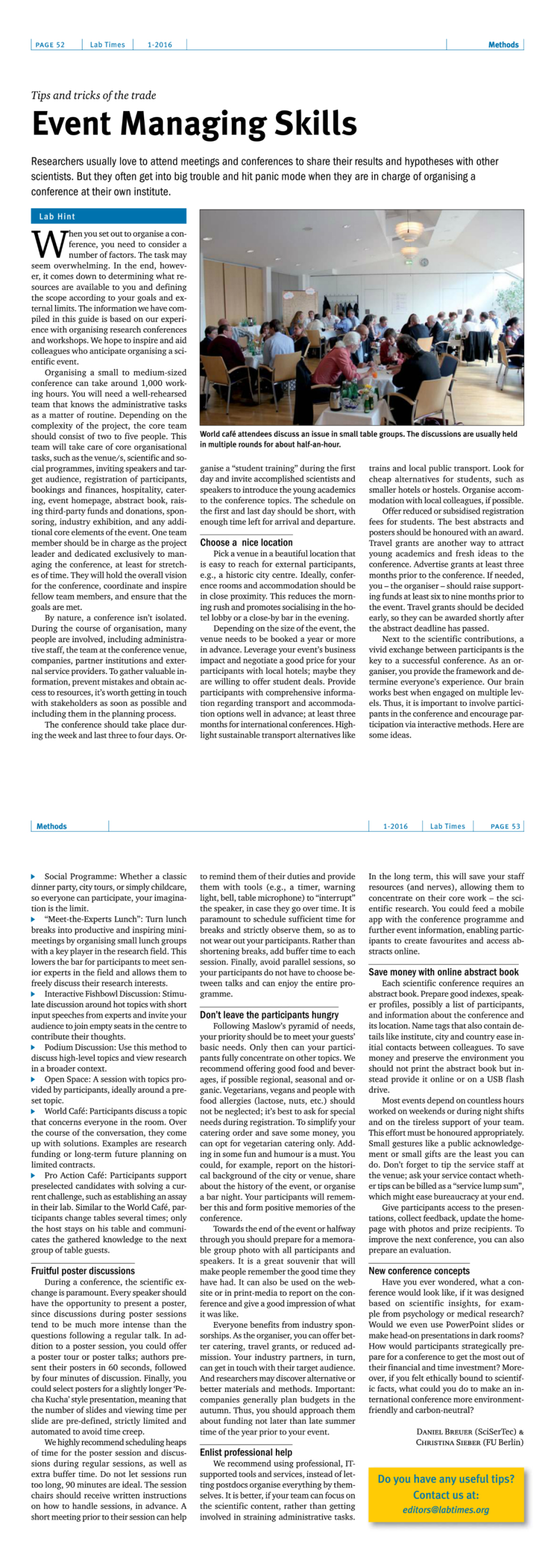 vCongress характеристики