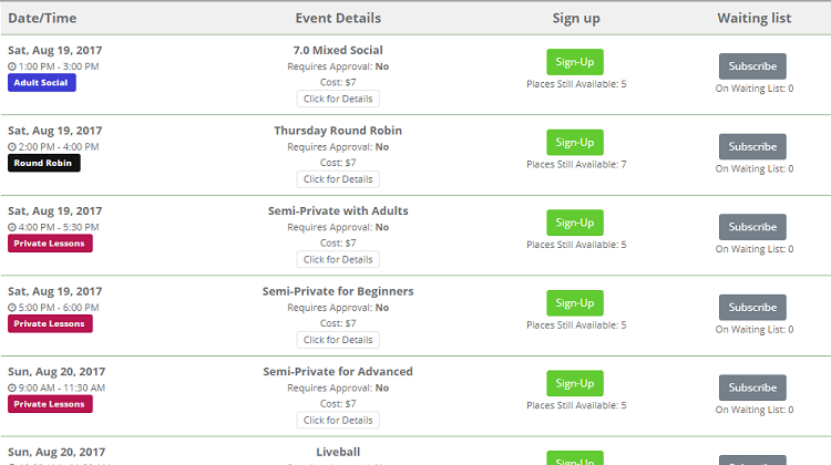 CourtReserve подбор