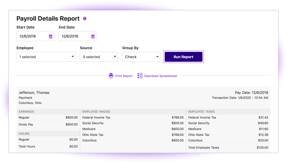 Patriot Payroll подбор