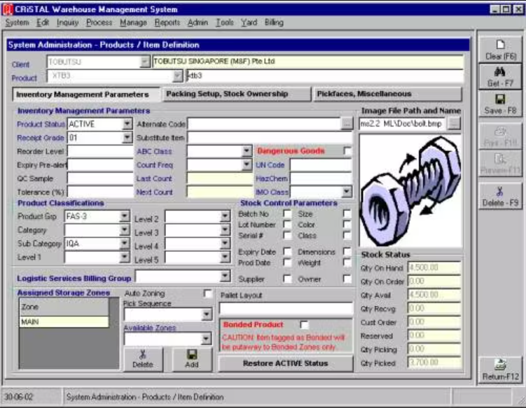 CRiSTAL WMS программа