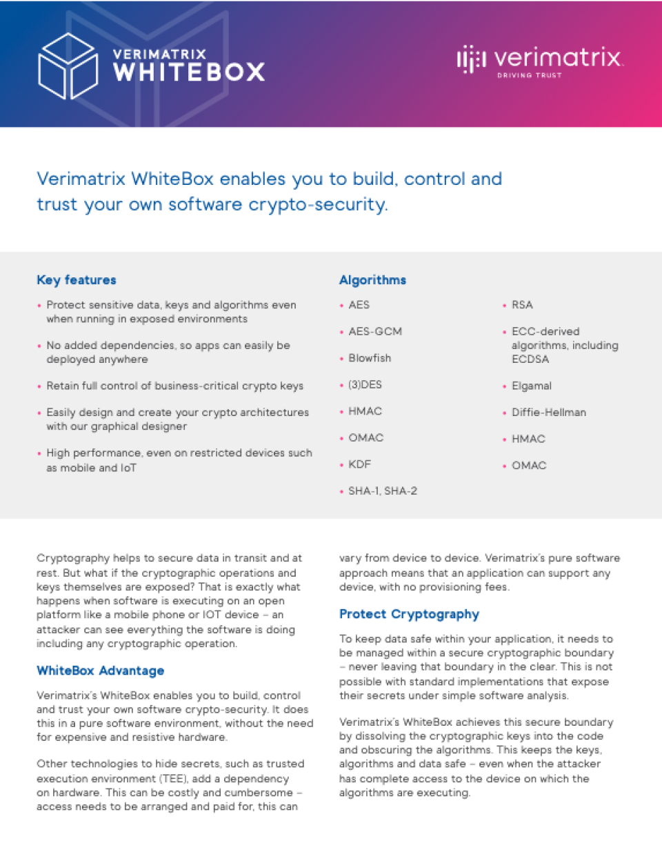 Verimatrix Software Shielding ПО
