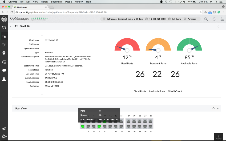 ManageEngine OpManager программа
