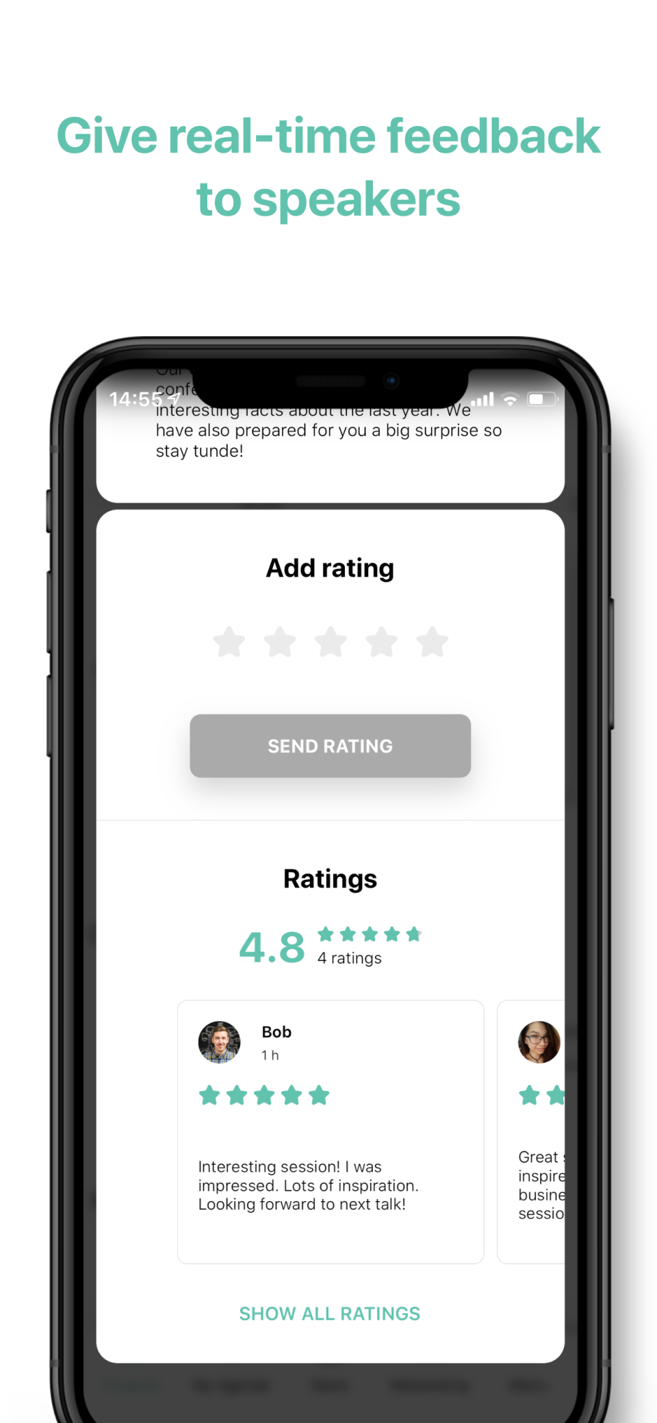 Eventee характеристики