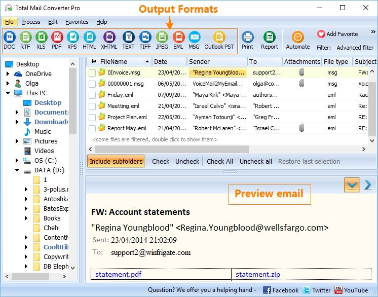 Total Mail Converter Pro программа