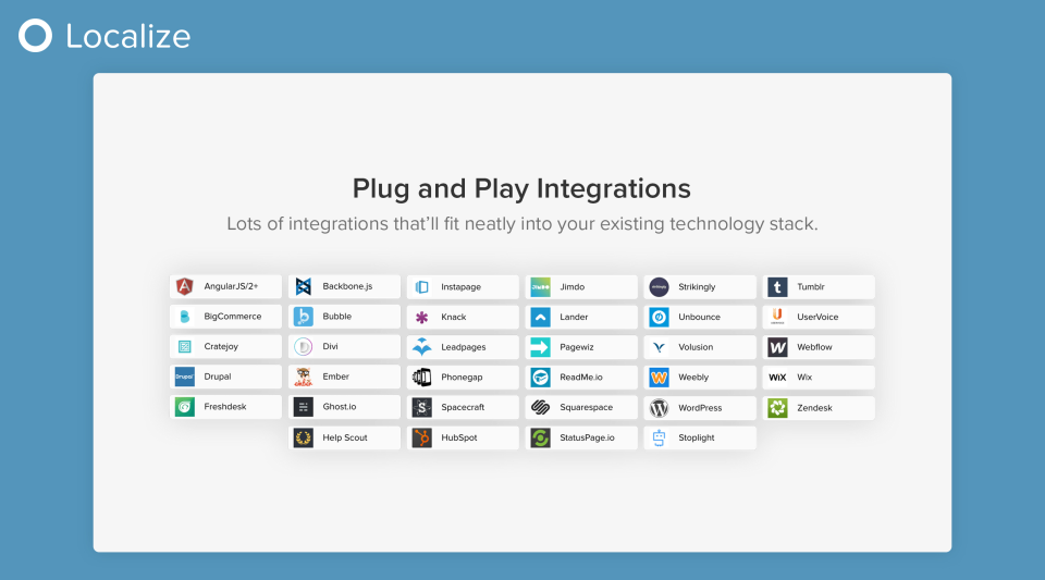 Localize подбор