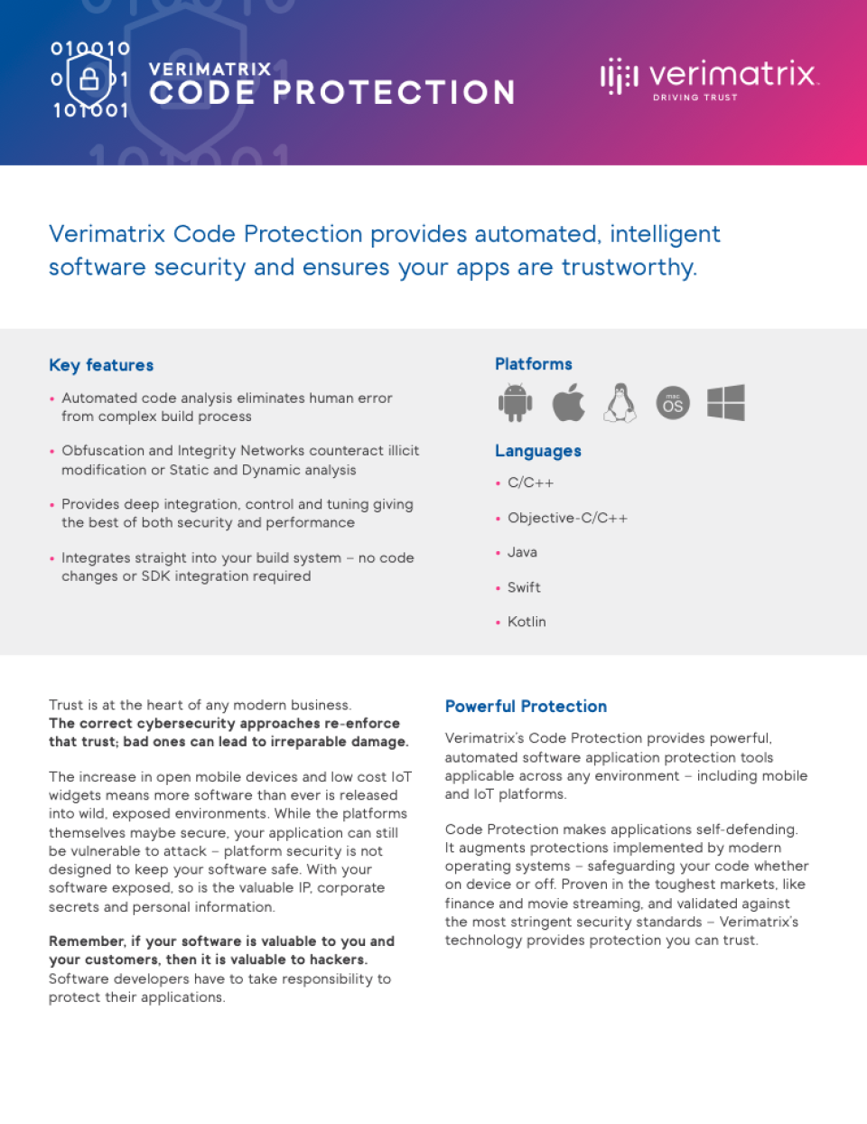 Verimatrix Software Shielding программа