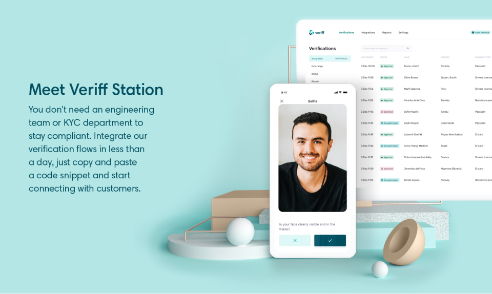 Veriff характеристики