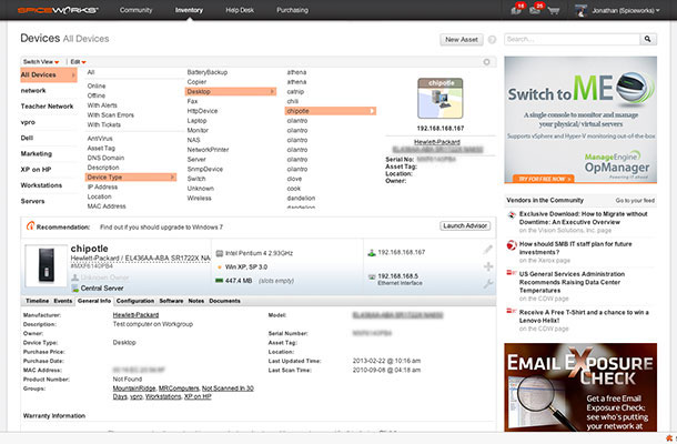 Spiceworks MSP программа
