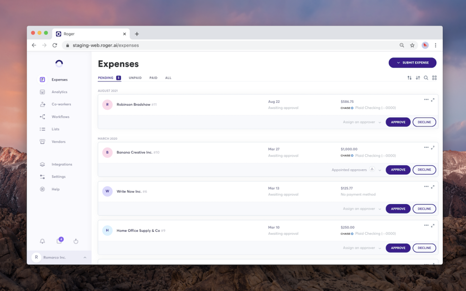 Roger программа