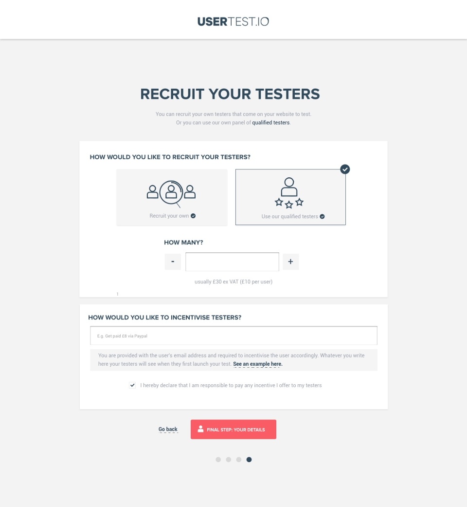 UserTest.io программа