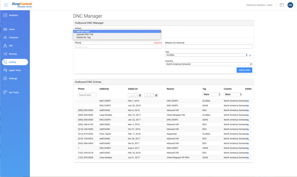 RingCentral Engage Voice программа