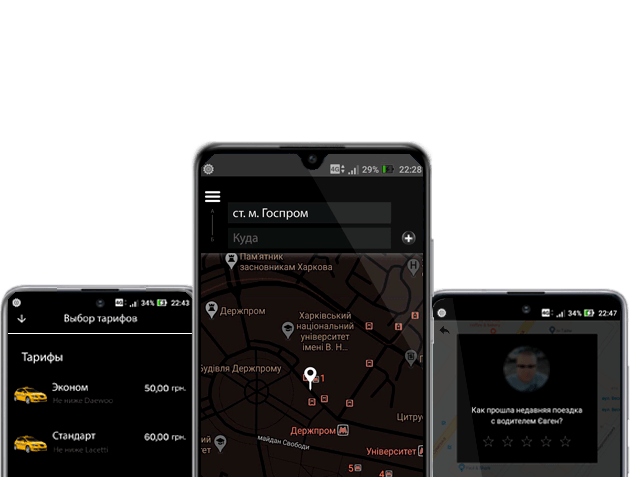 Мультитакси  характеристики