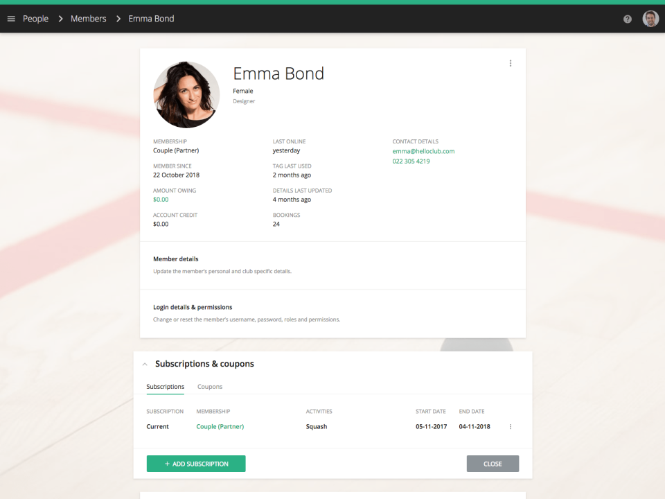 Hello Club характеристики