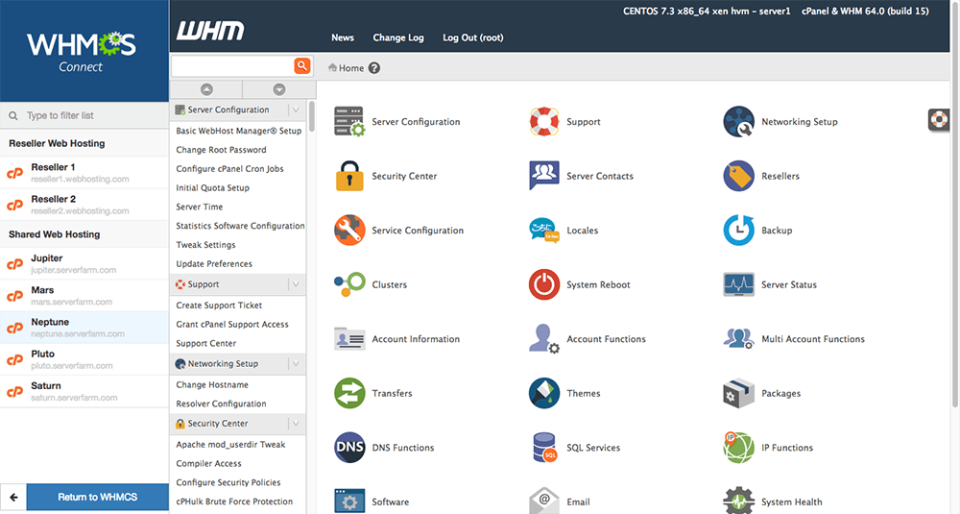 WHMCS характеристики