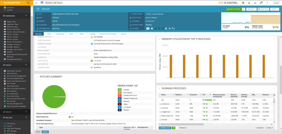 SolarWinds N-central