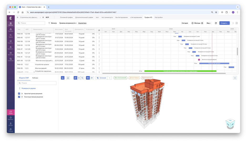 Экзон.ИСР сравнение