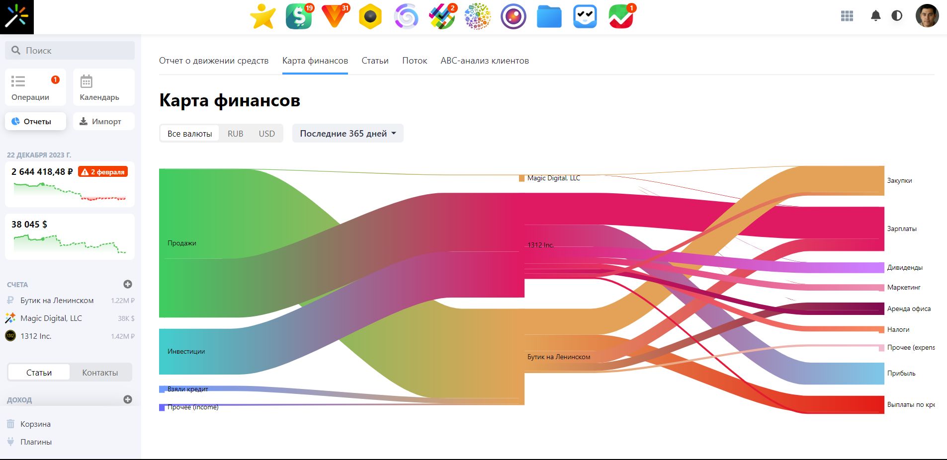 Webasyst Деньги 