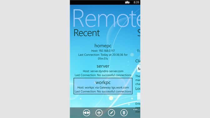 Microsoft Remote Desktop
