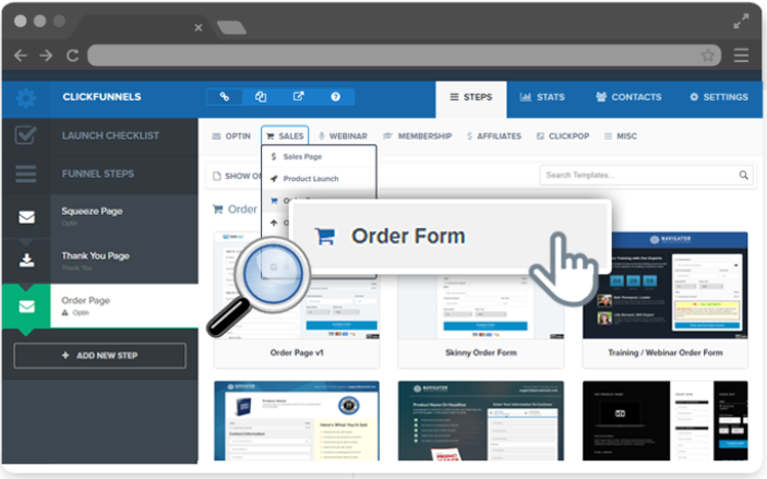 ClickFunnels подбор