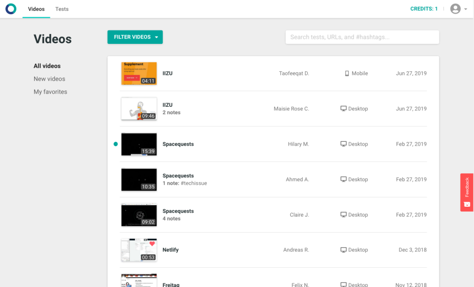 Userbrain характеристики
