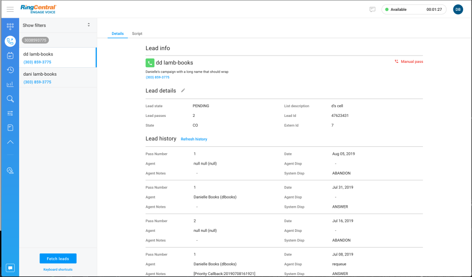 RingCentral Engage Voice ПО