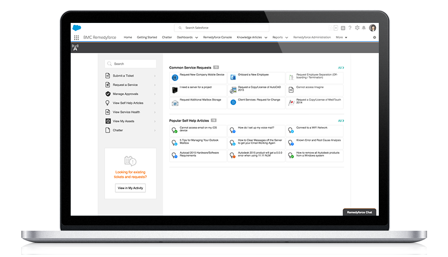 BMC Helix Remedyforce характеристики