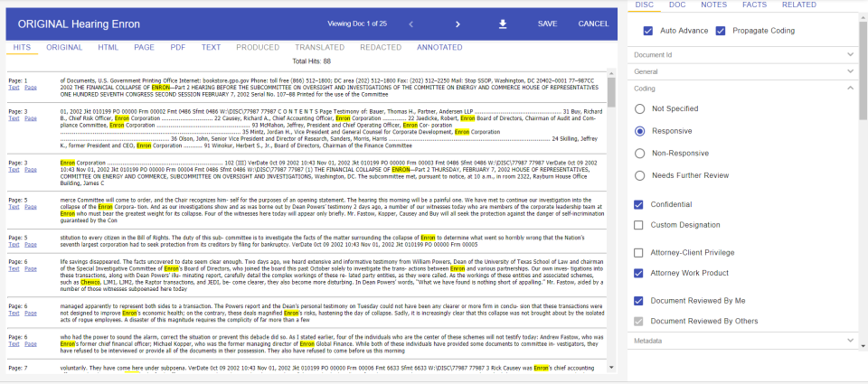 Lexbe eDiscovery Platform