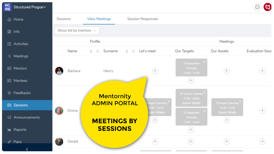Mentornity подбор