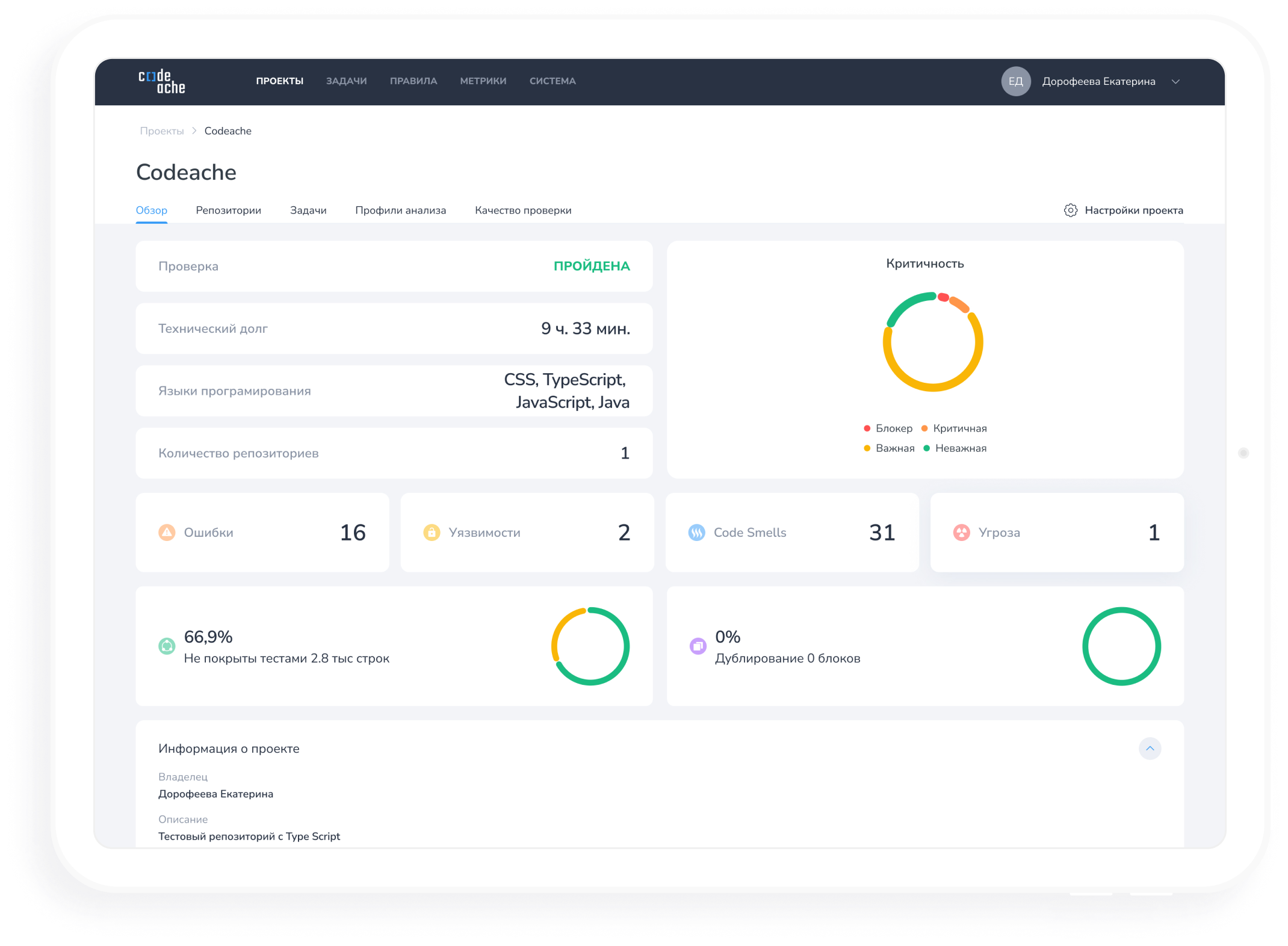 CodeAche программа