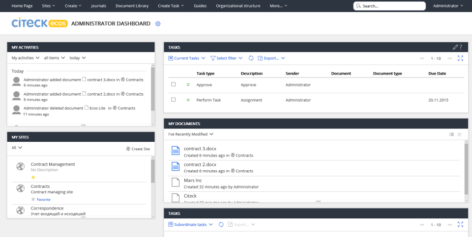 Citeck EcoS Loan Origination