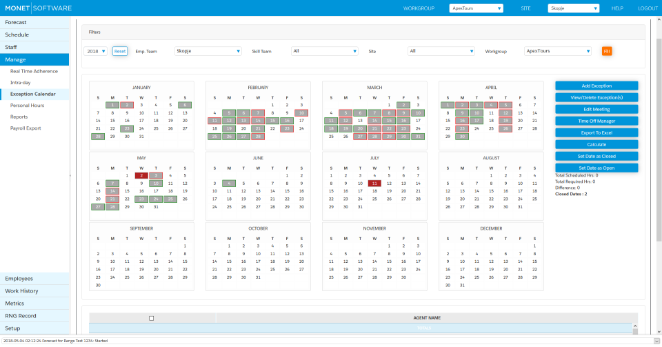 Verint Monet WFO ПО