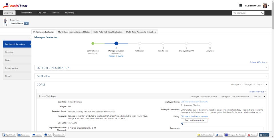 PeopleFluent Performance