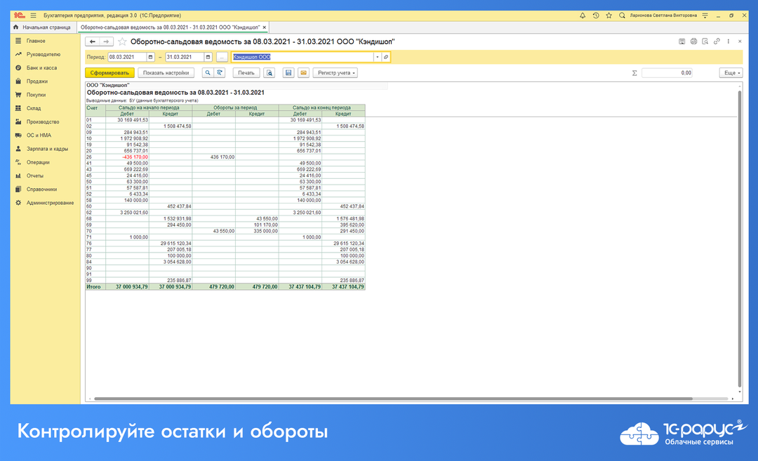 Облачная 1С:Бухгалтерия