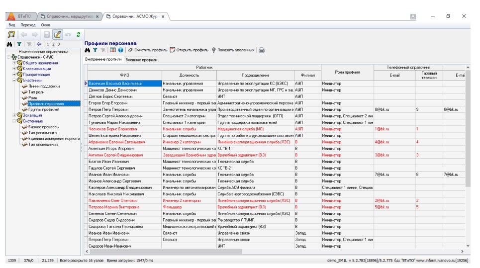 АСМО-поддержка характеристики